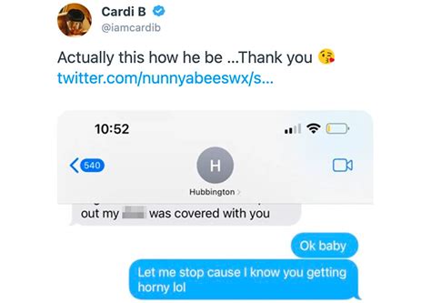 offset and cardi b leak|Inside Cardi B and Offsets Leaked Text Messages